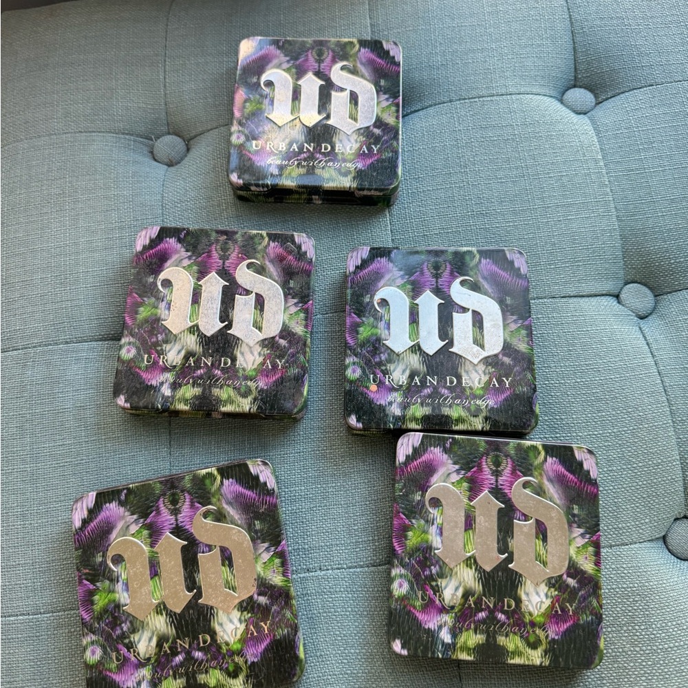 Urban Decay “Build Your Own Palette” — Set of 5 Empty Compacts (Discontinued!)